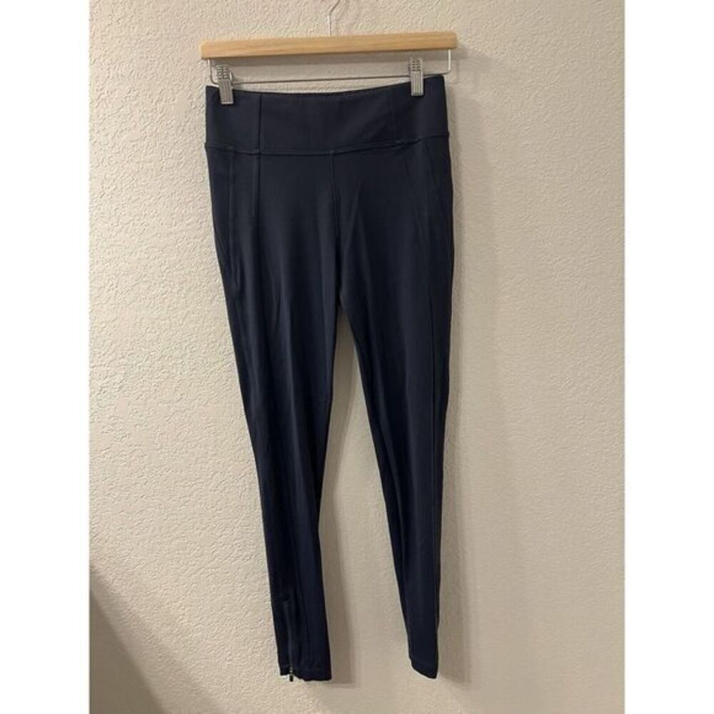 Athleta Delancey skyline high rise hybrid pants navy blue Small‎